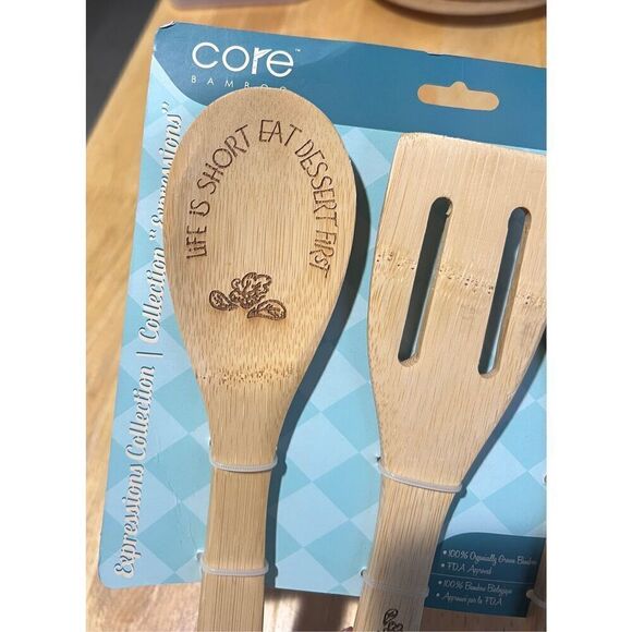 Core Bamboo Utensils Set Of 3 NEW Expressions Collection - Picture 5 of 9